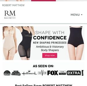 Robert Matthew women's shapewear.  Black    NWT